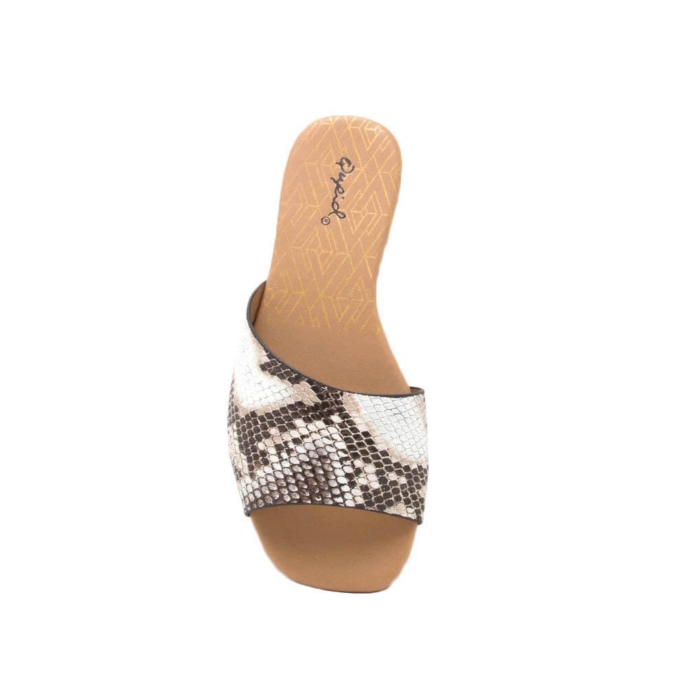 Snake skin slide in sandal X-SOLD